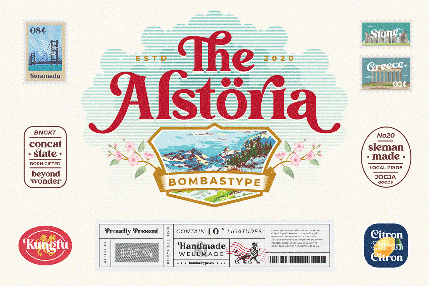 Alstoria Free Font