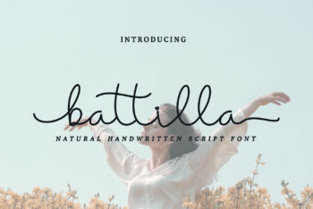 Battilla Free Font