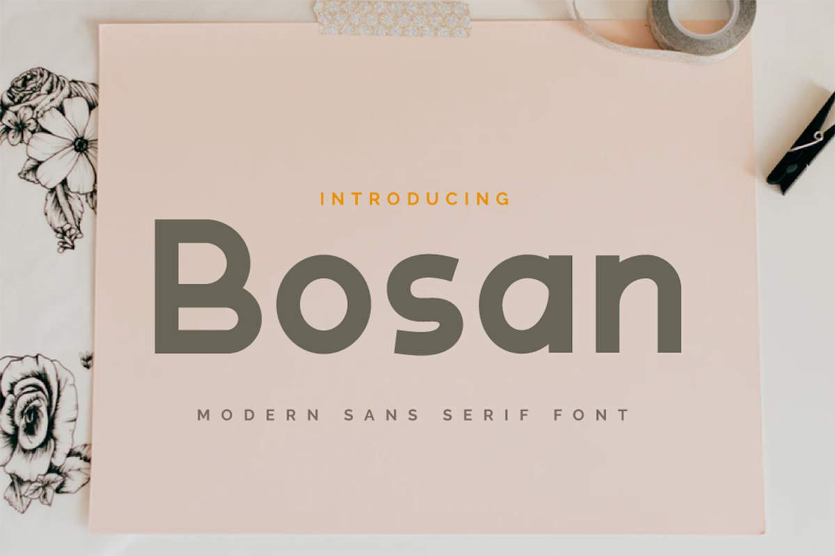 Bosan Free Font
