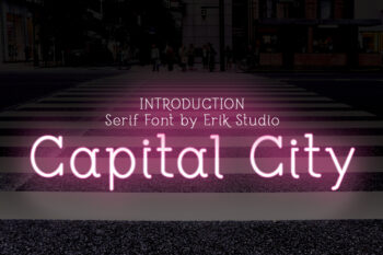 Capital City Free Font