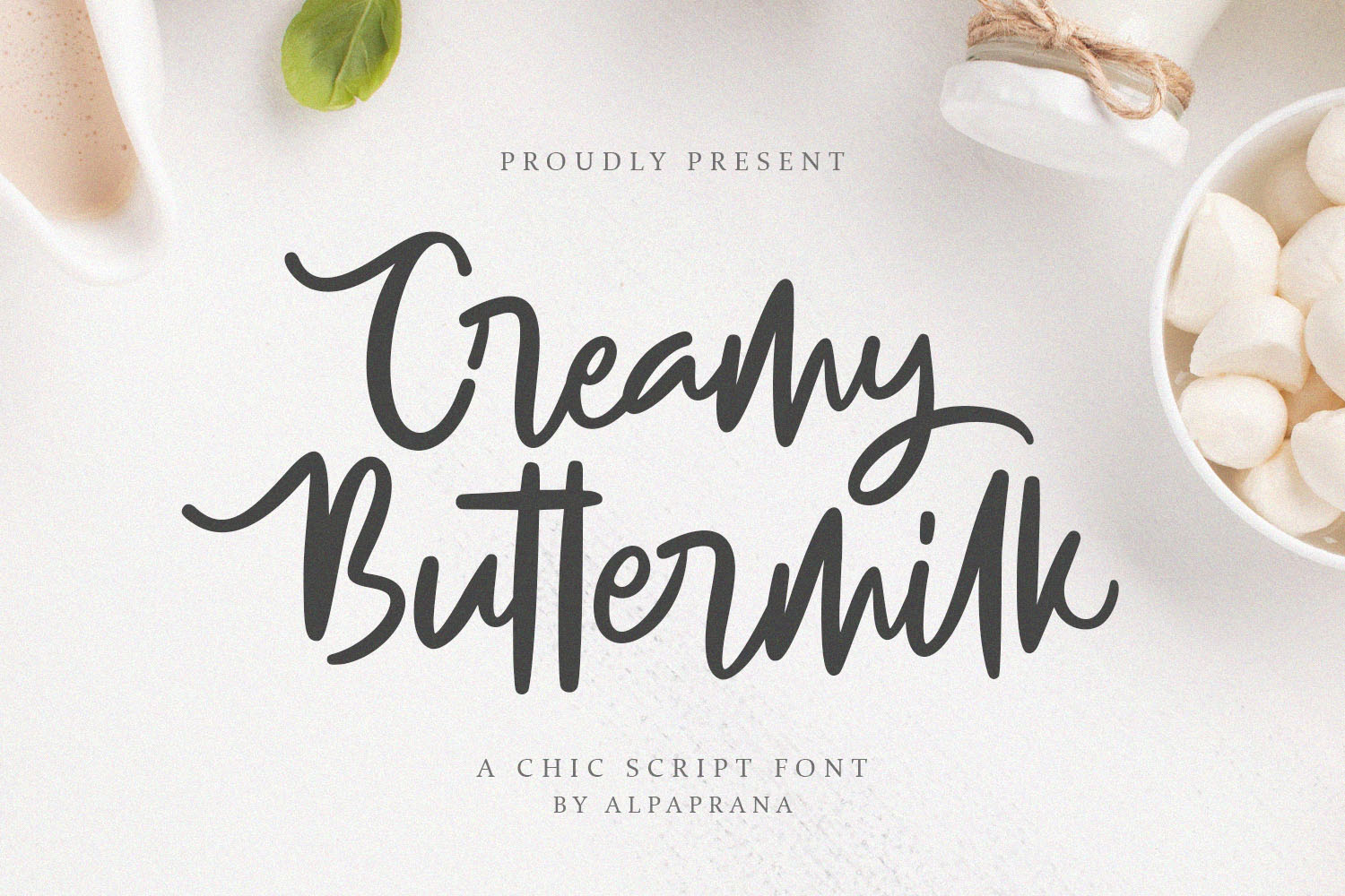 Creamy Buttermilk Free Font