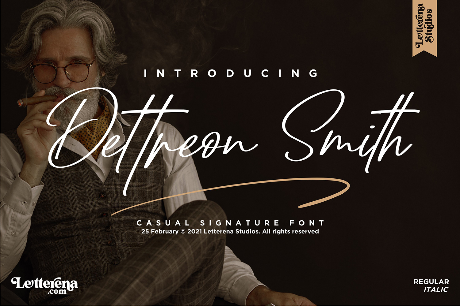 Dettreon Smith Free Font