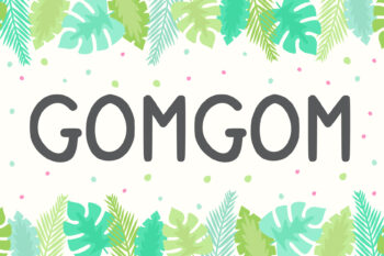 Gomgom Free Font