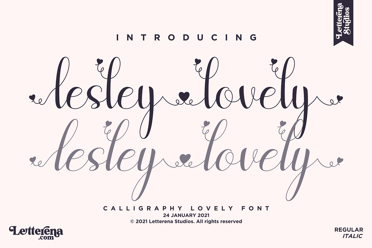Lesley Lovely Free Font