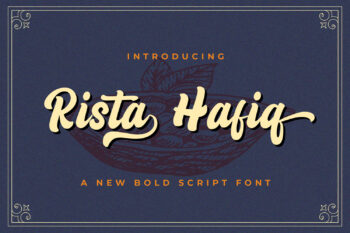 Rizta Hafiq Free Font