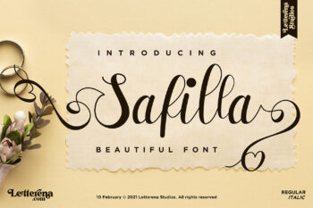 Safilla Free Font