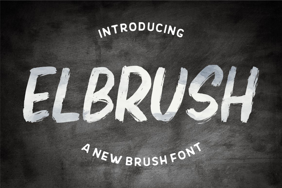 Elbrush Free Font