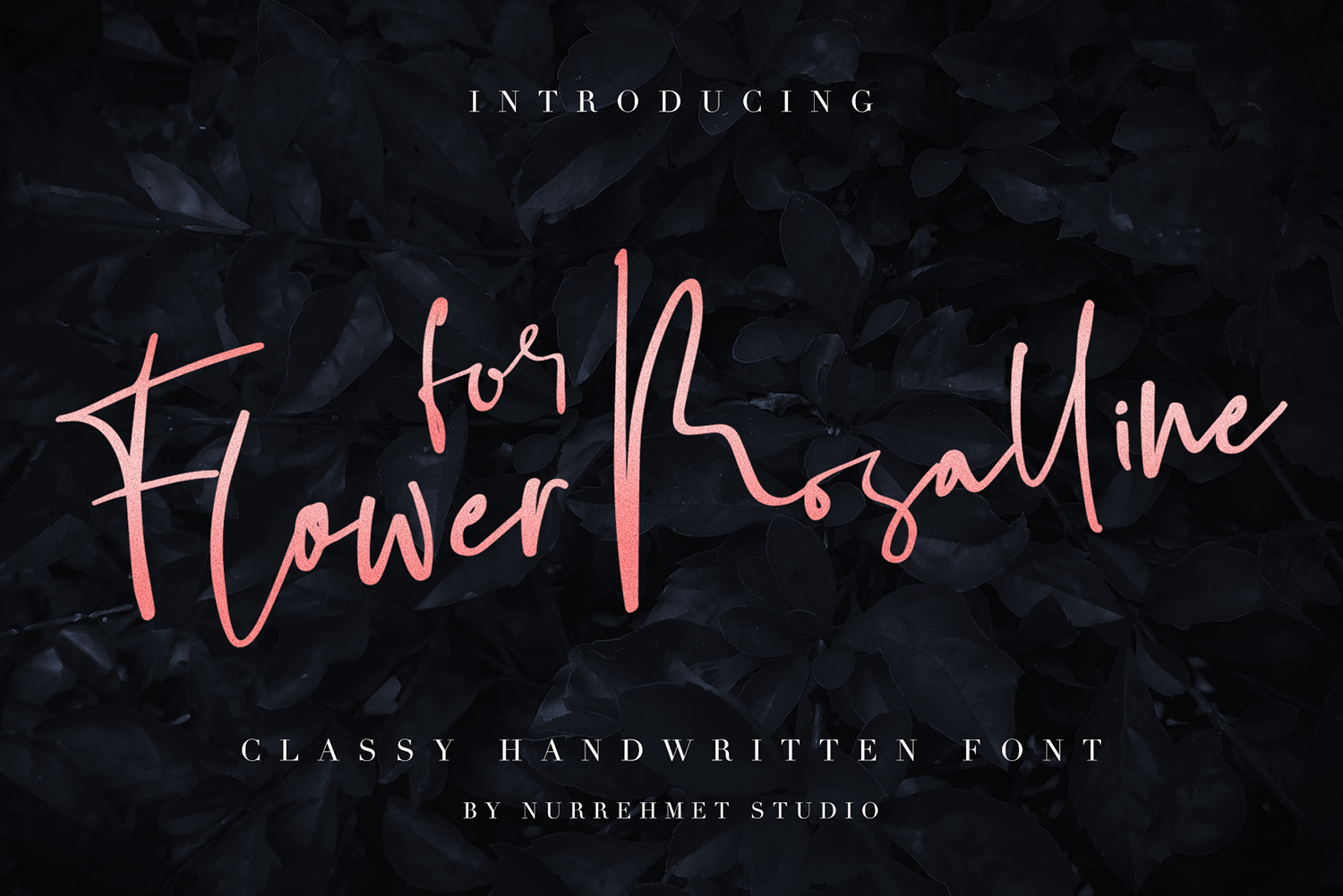 Flower For Rosalline Free Font