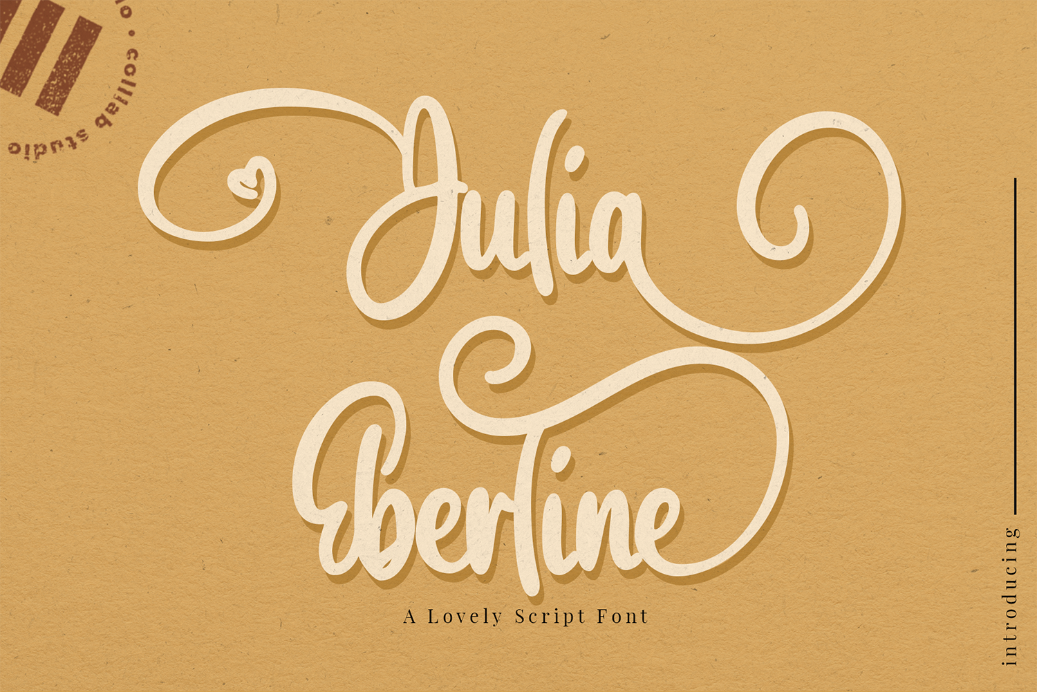 Julia Eberline Free Font