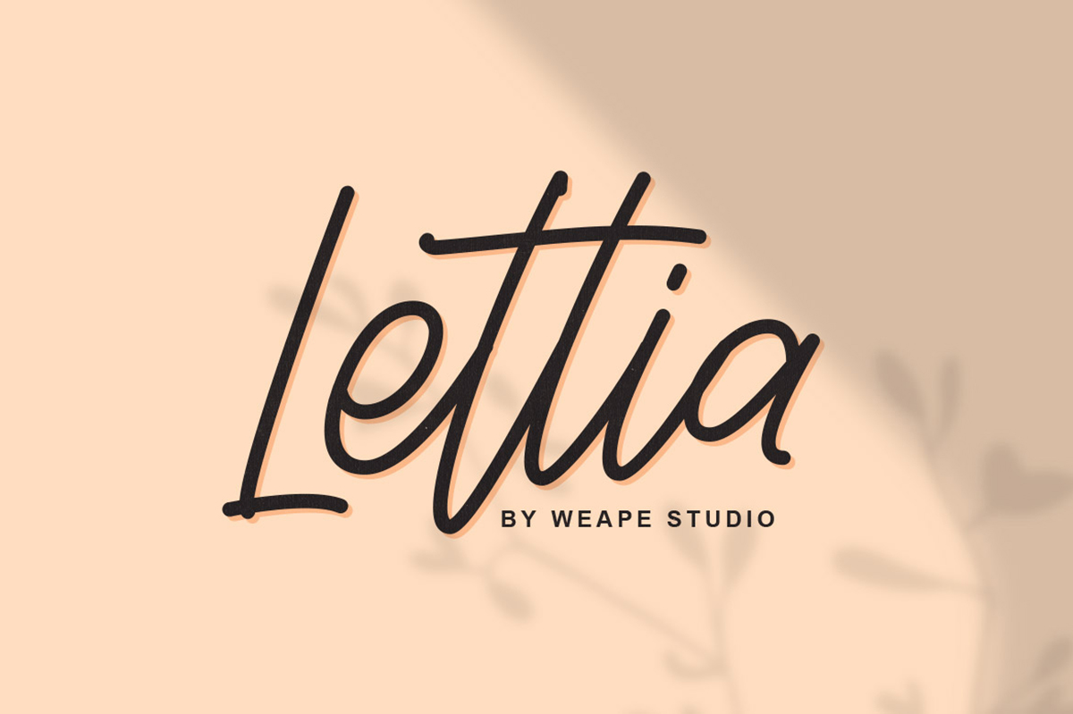 Lettia Free Font