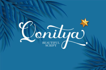 Qonitya Free Font