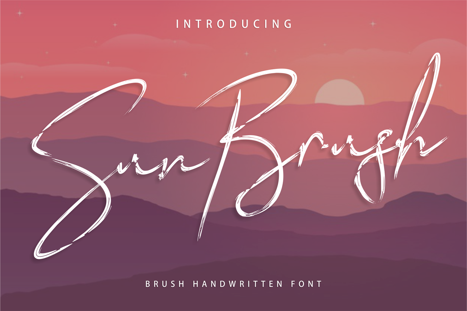 Sun Brush Free Font