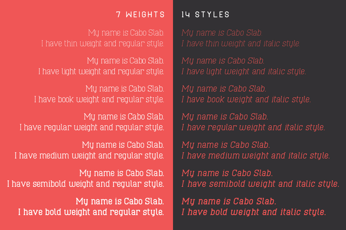 Cabo Slab Free Font