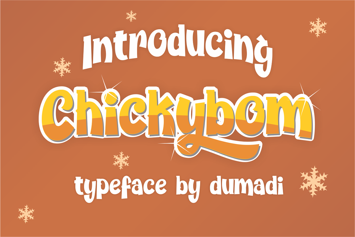Chickybom Free Font