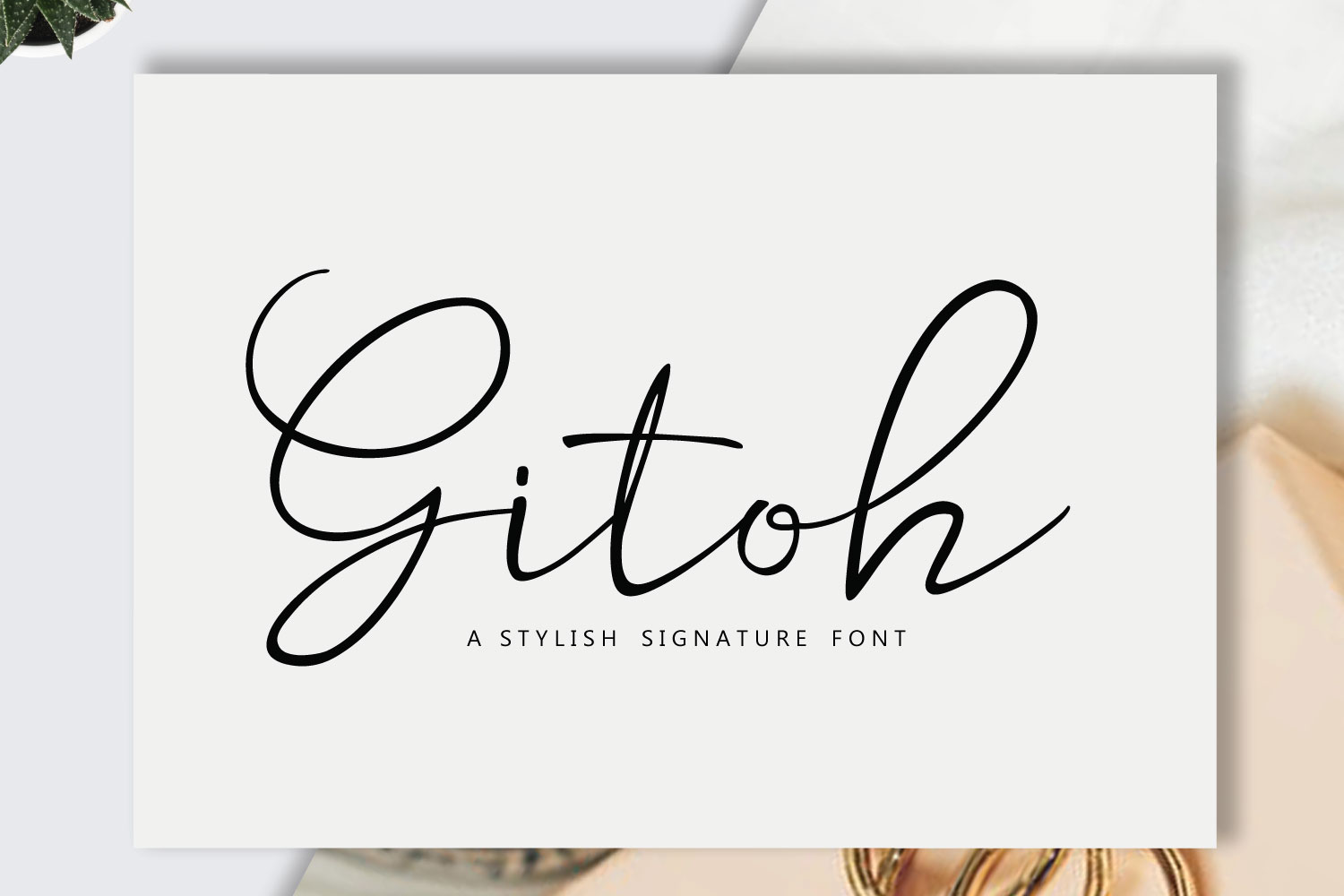 Gitoh Free Font