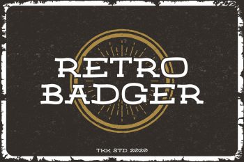 Retro Badger Free Font