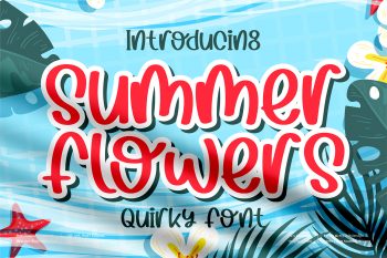 Summer Flowers Free Font