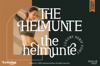 The Helmunte Free Font