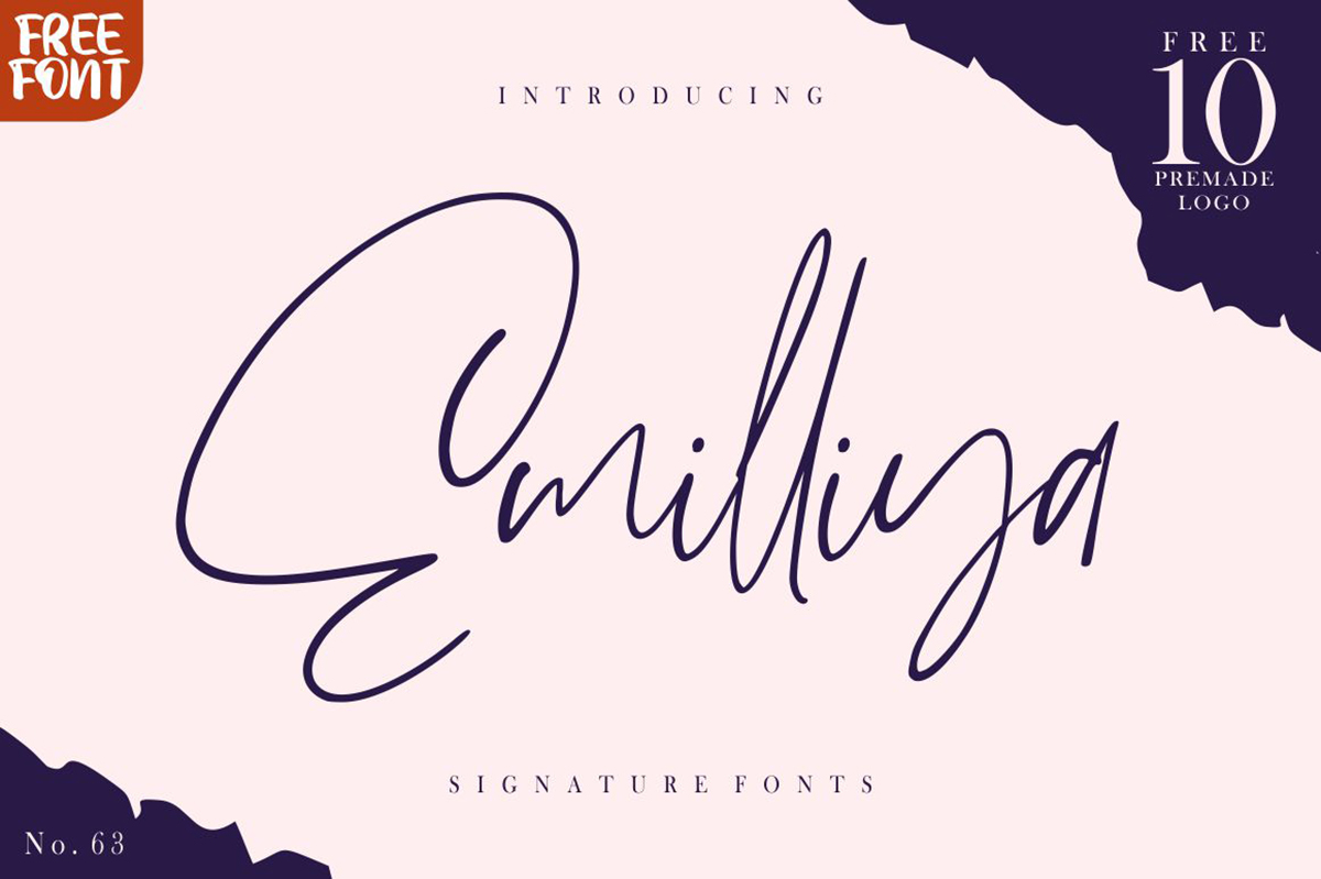 Emilliya Free Font