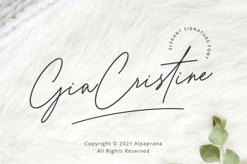 Gia Cristine Free Font