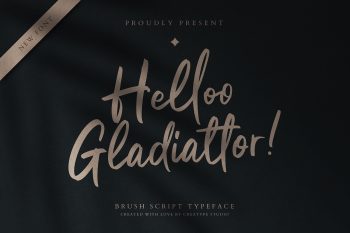 Helloo Gladiattor Free Font