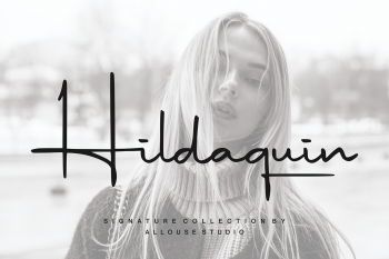 Hildaquin Free Font