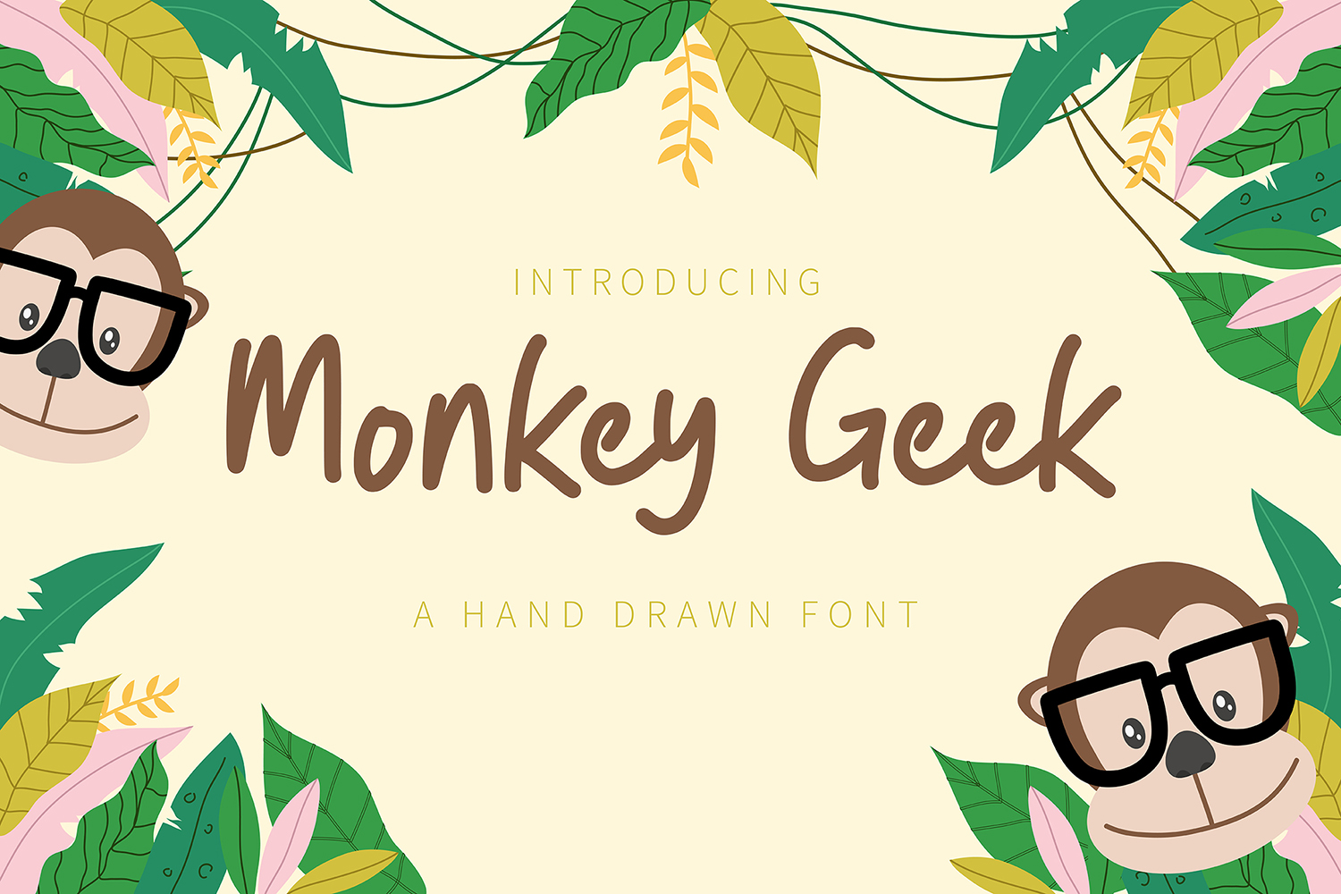 Monkey Geek Free Font