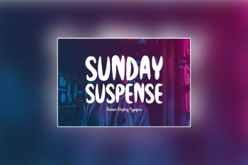 Sunday Suspense Free Font