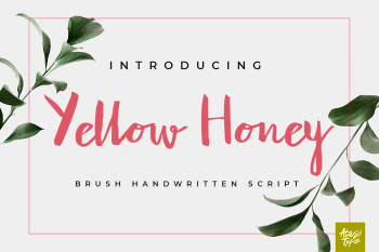 Yellow Honey Free Font