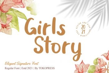 Girls Story Free Font