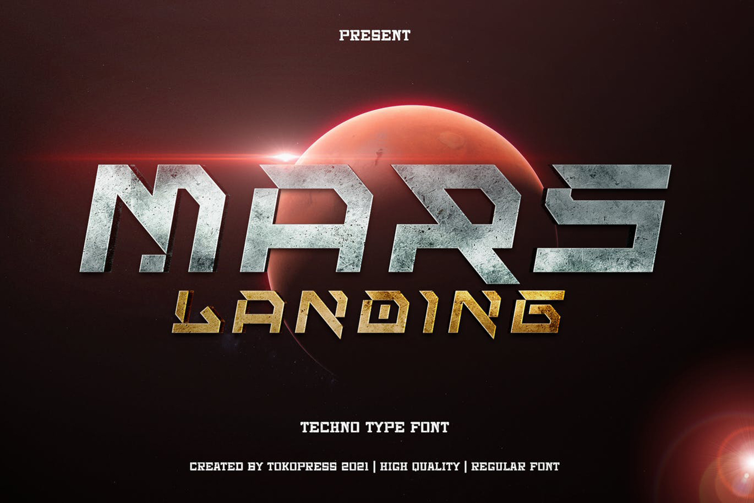 Mars Landing Free Font