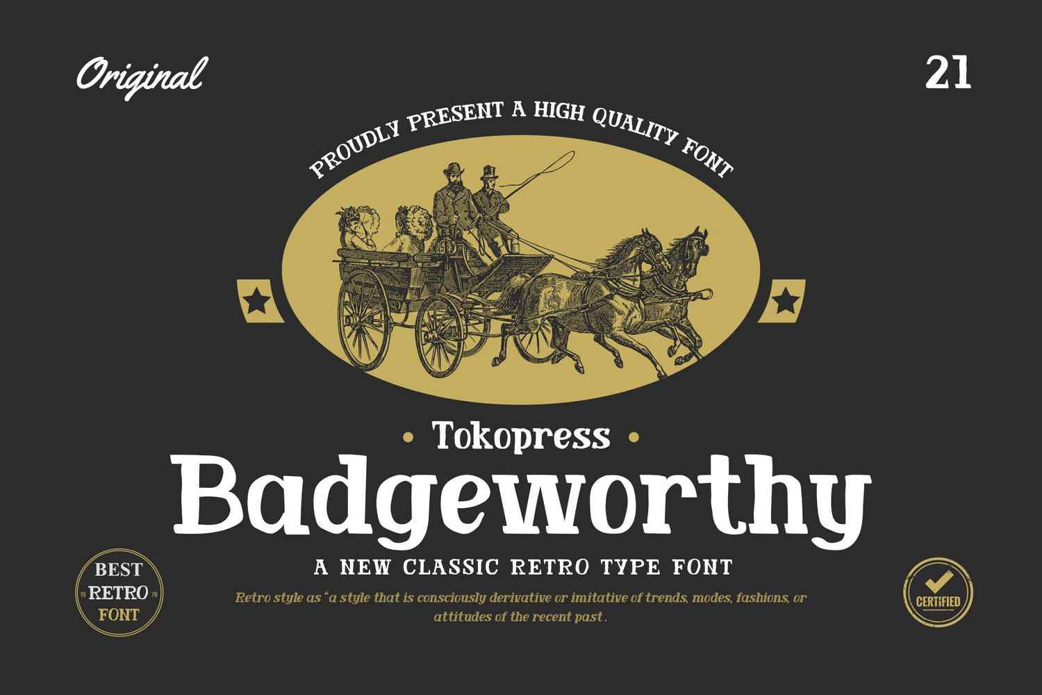 Badgeworthy Free Font