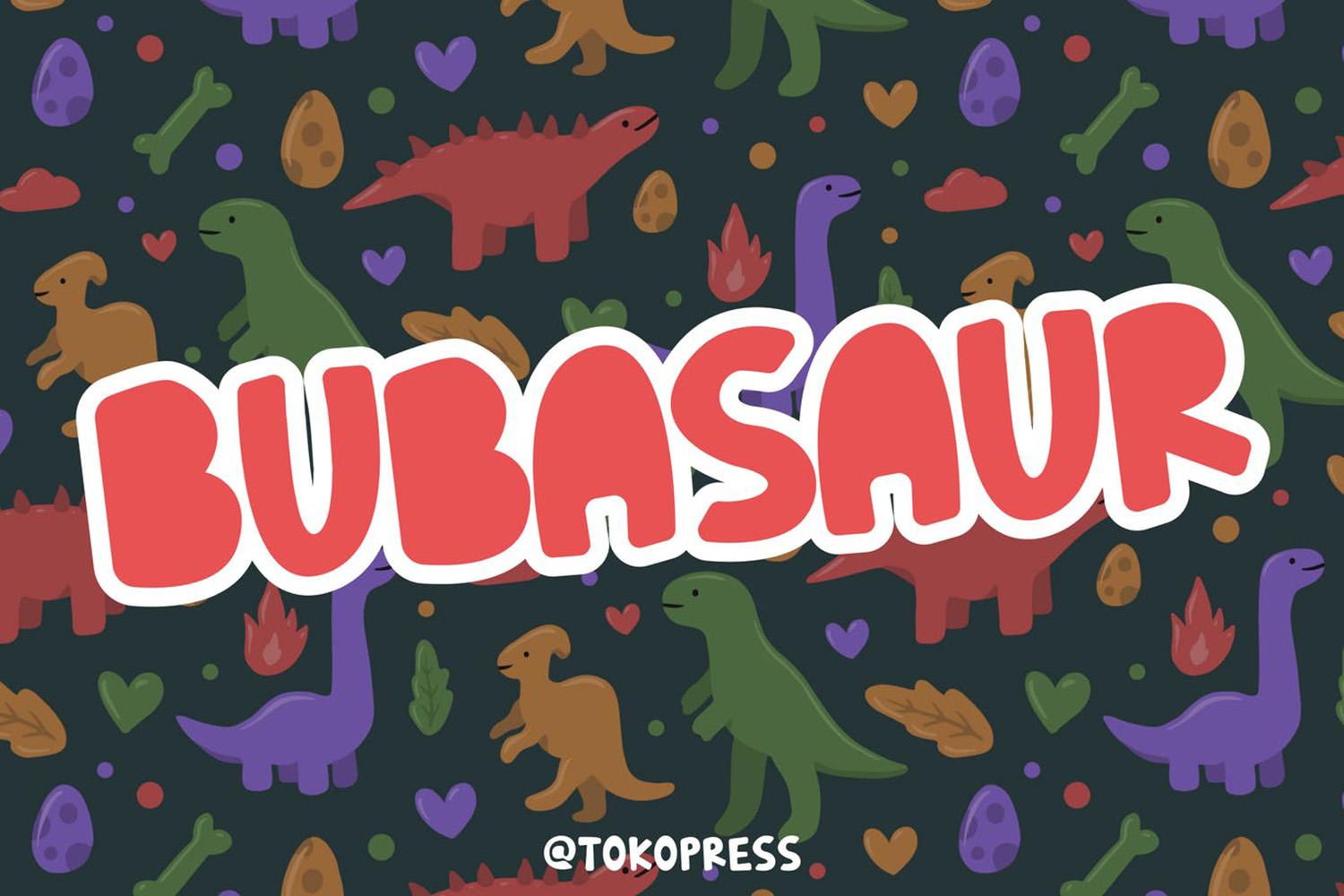 Bubasaur Free Font