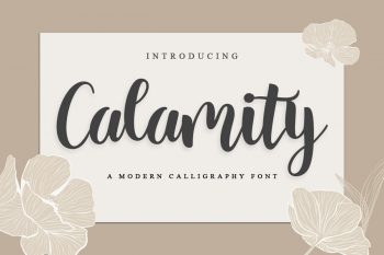 Calamity Script Free Font