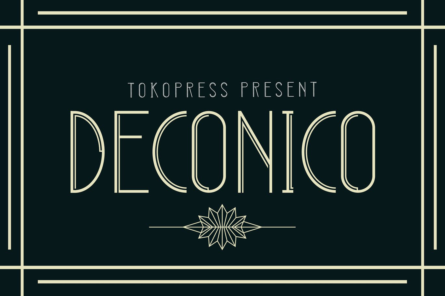 Deconico Free Font