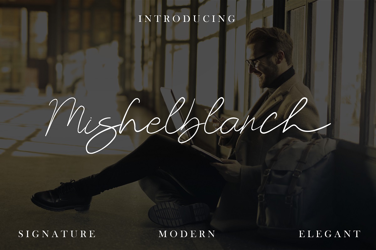 Mishelblanch Free Font