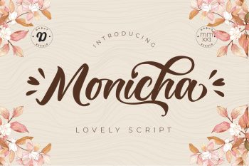 Monicha Free Font