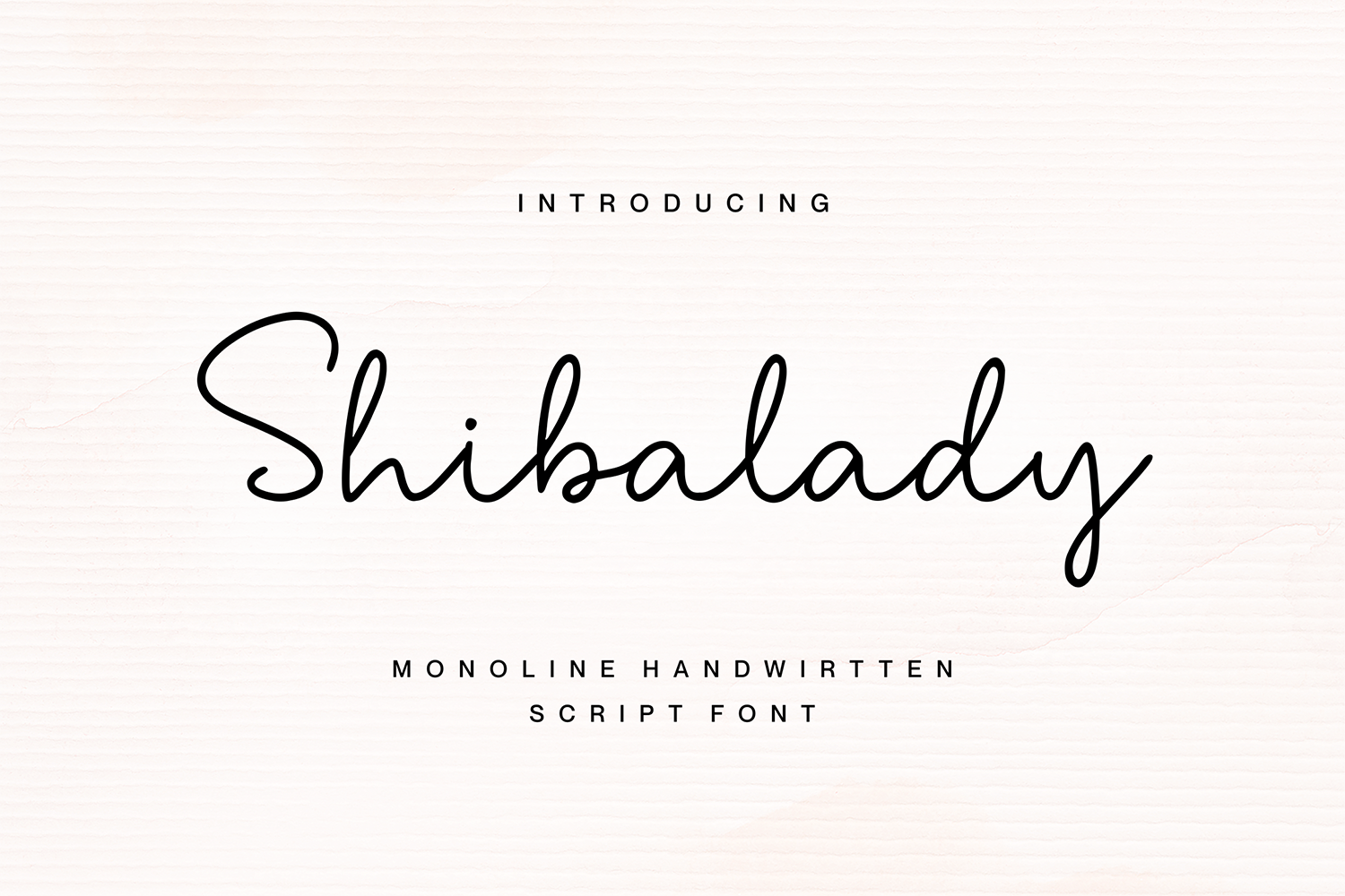 Shibalady Free Font