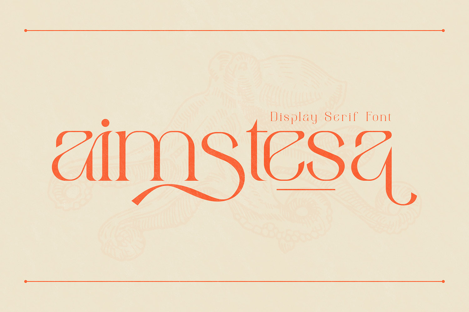 Aimstesa Free Font