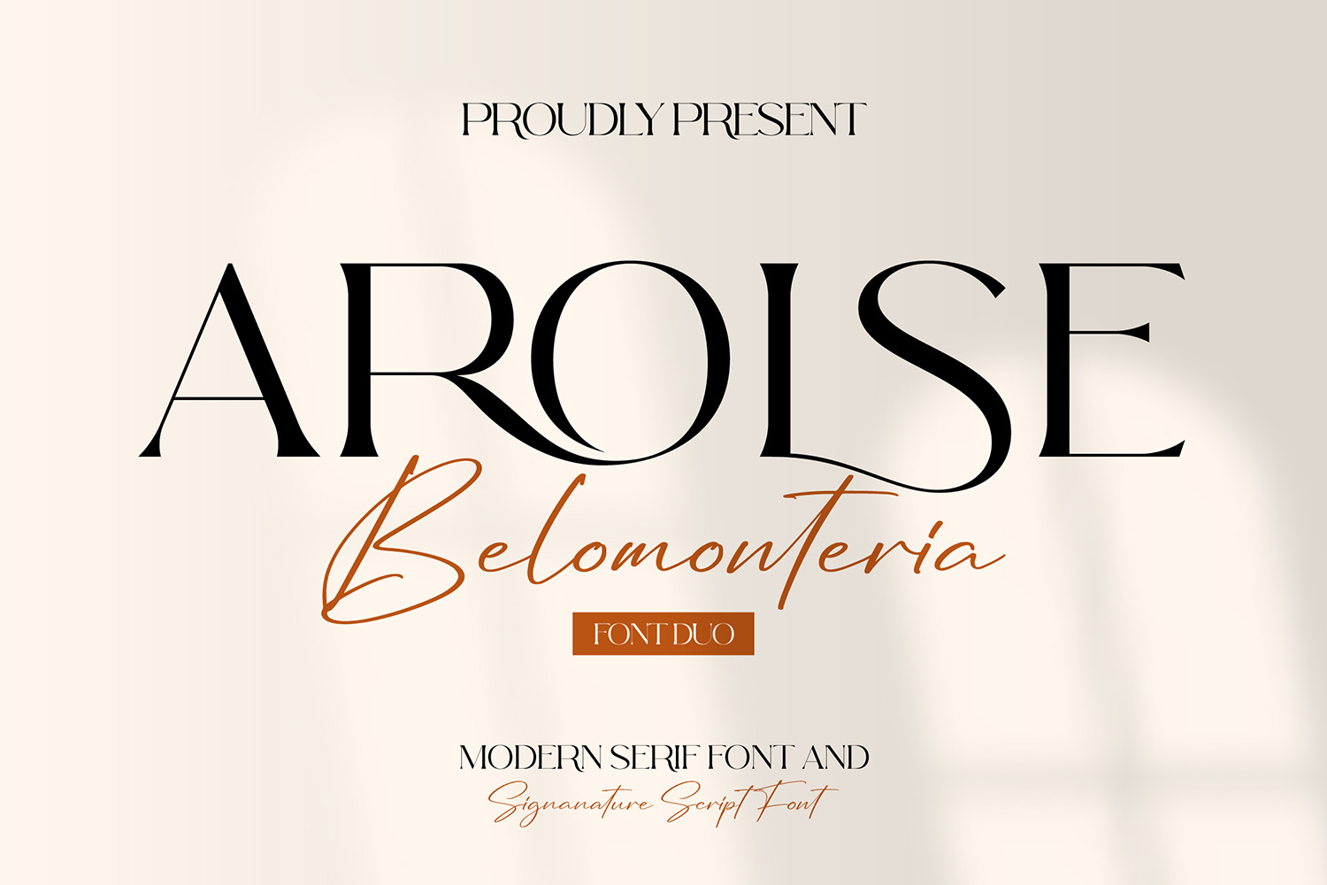 Arolse Belmonteria Free Font