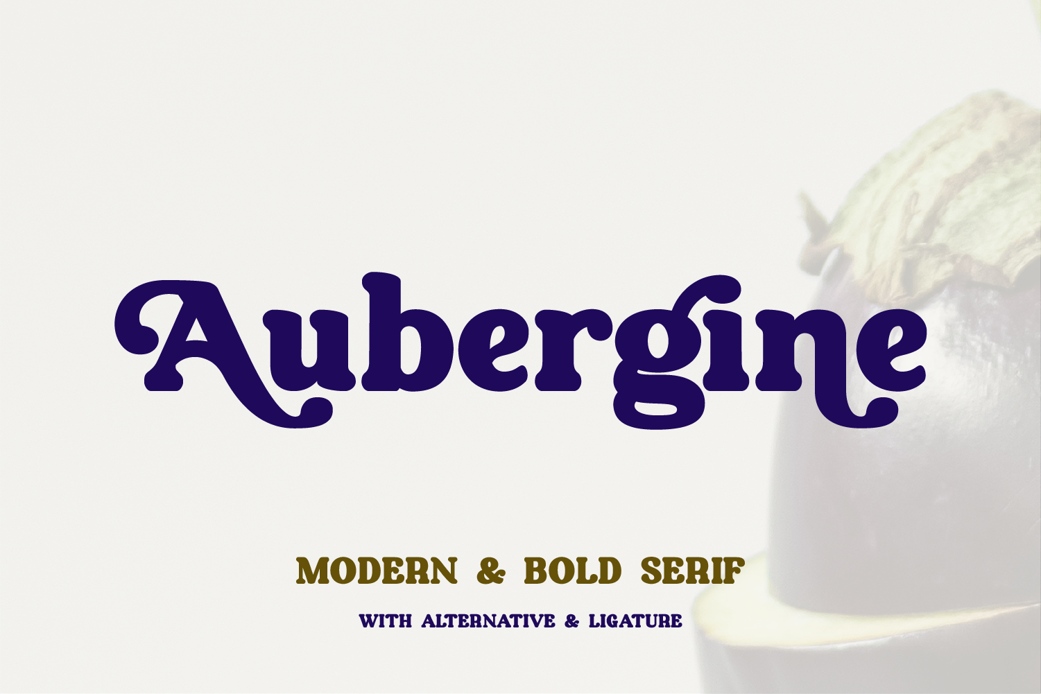 Aubergine Free Font