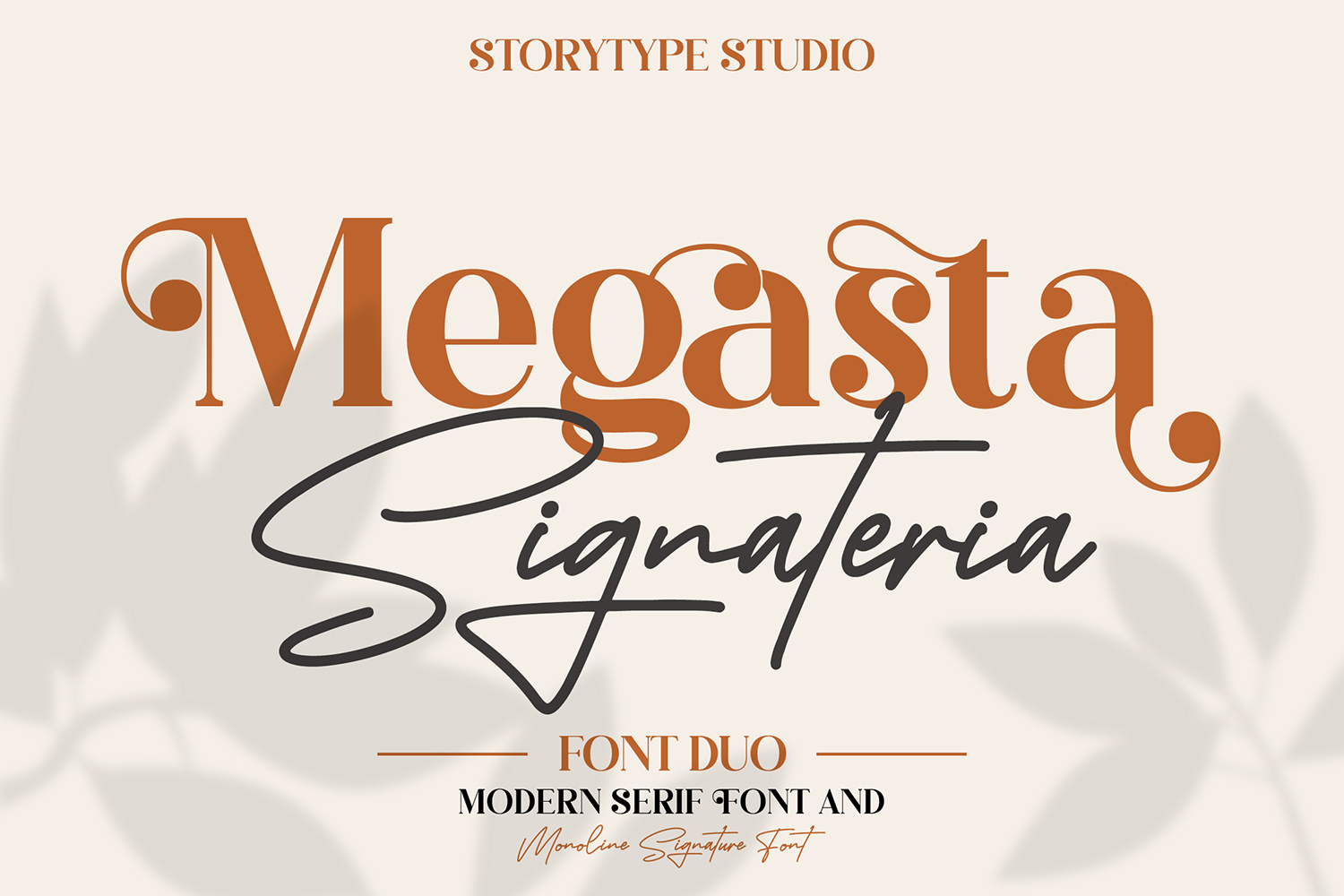 Megasta Signateria Free Font