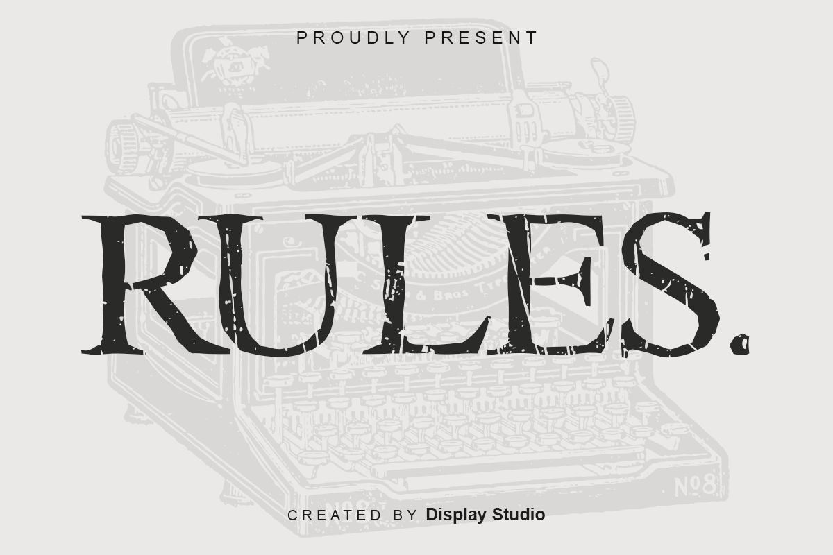 Rules Free Font