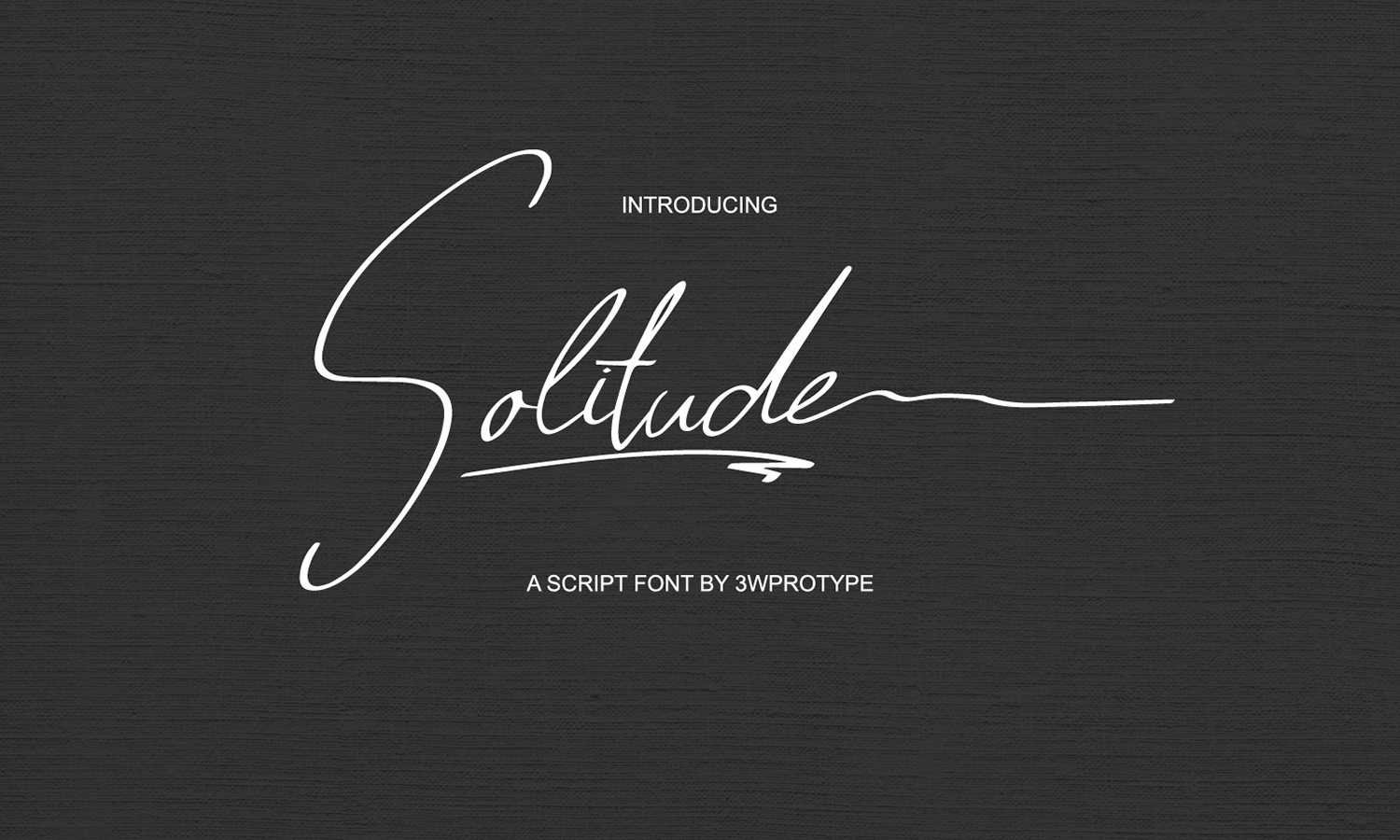 Solitude Free Font