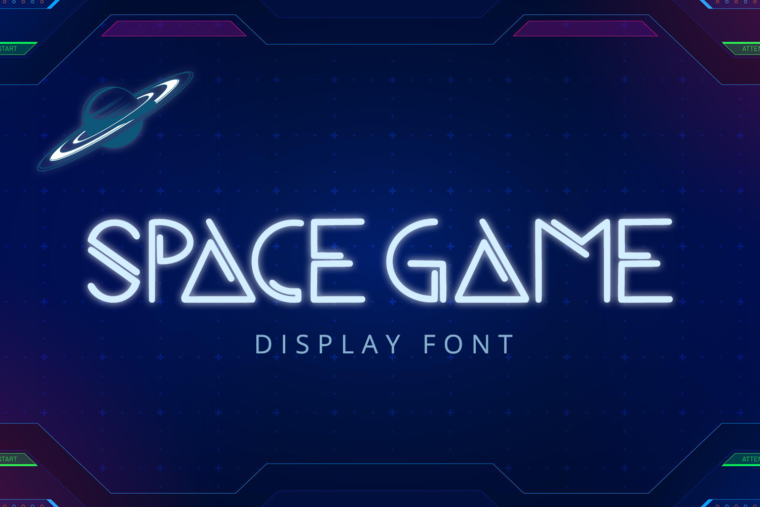 Space Game Free Font