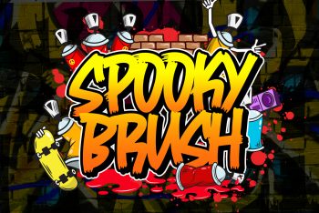 Spooky Brush Free Font