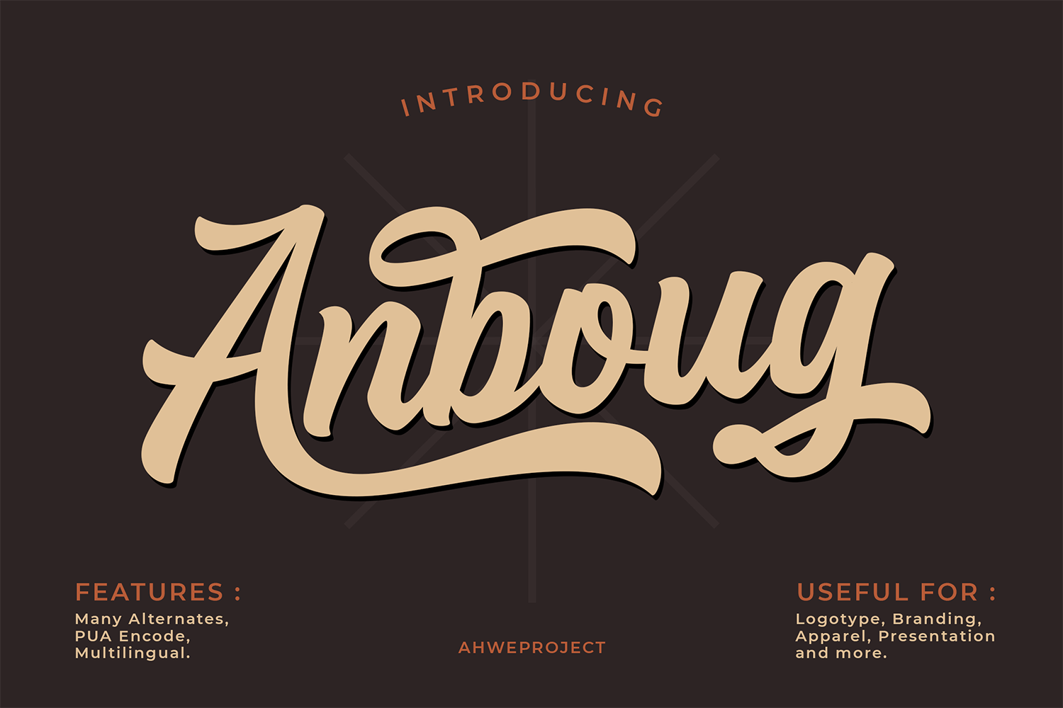 Anboug Free Font