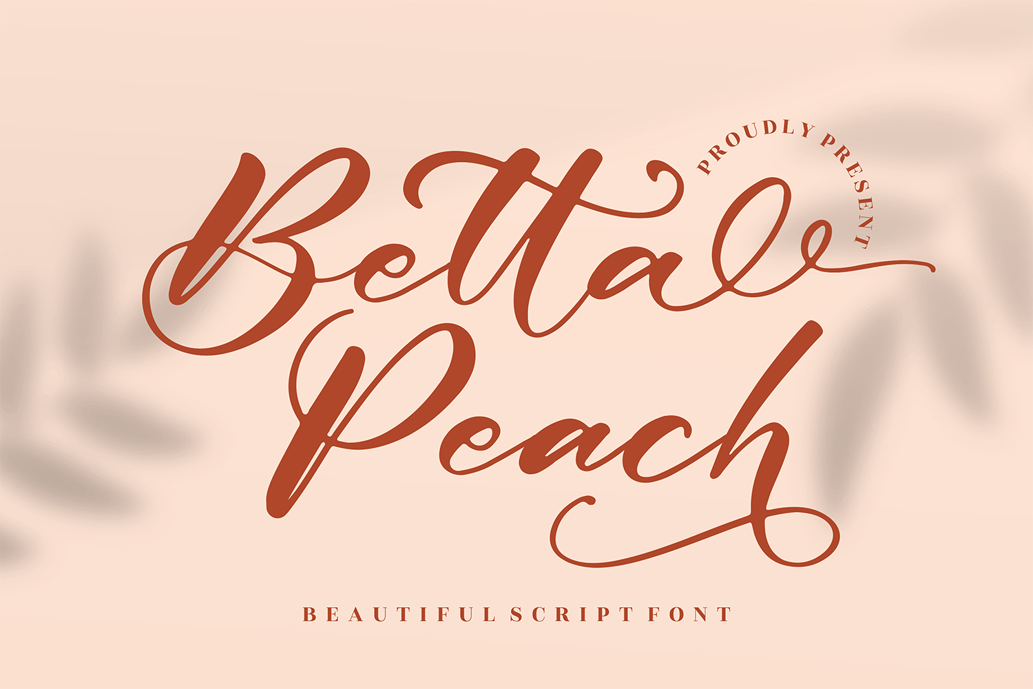 Betta Peach Free Font