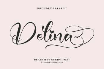 Delina Free Font
