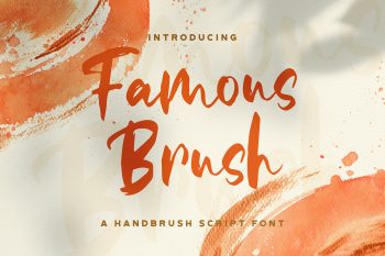 Famous Brush Free Font